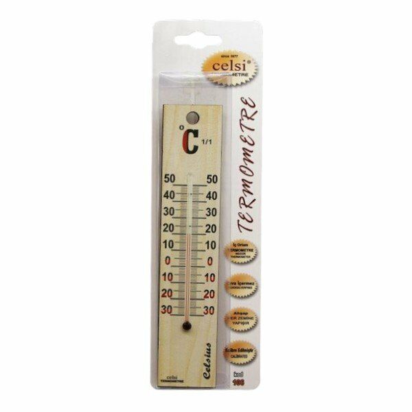 CELSİ AHŞAP ODA TERMOMETRESİ CELSİ106