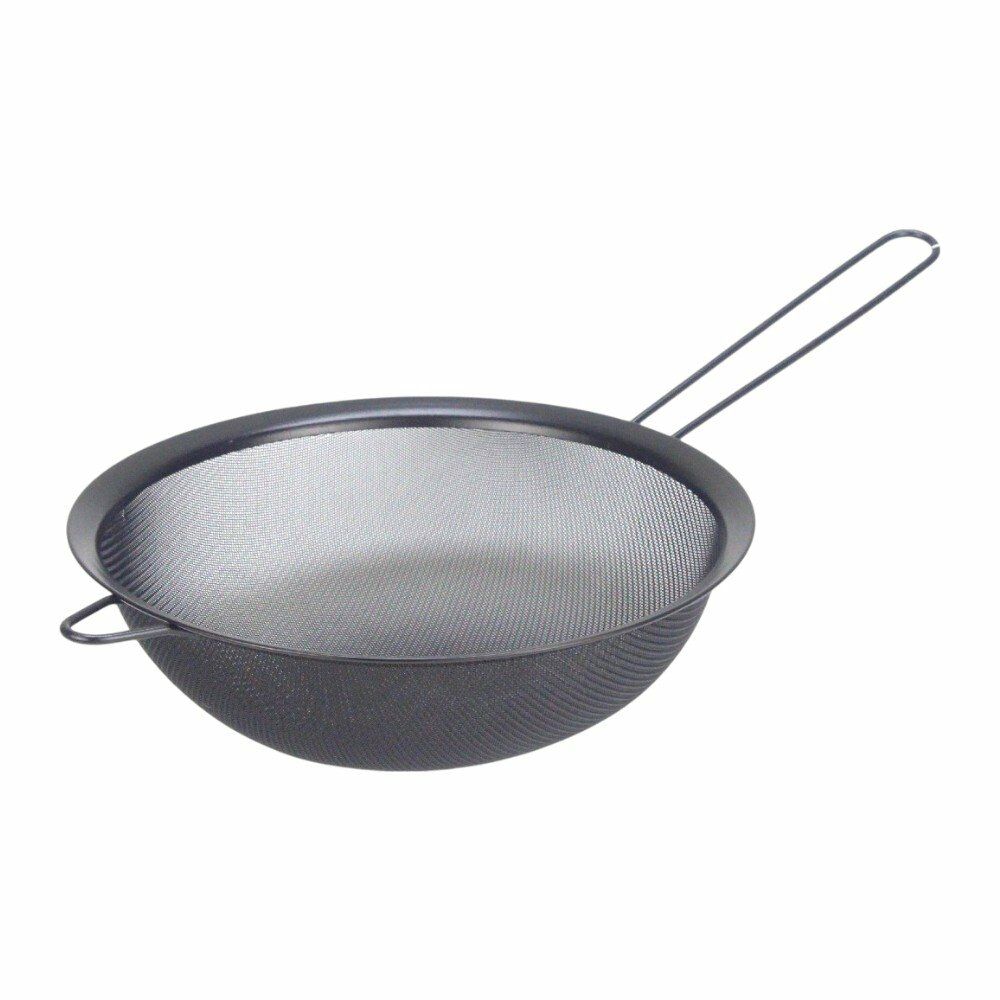 TOHANA  PASLANMAZ ÇELİK SÜZGEÇ 22CM SİYAH
