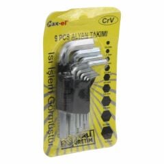MAX-EL 9 PARÇA KÜÇÜK 120MM ANAHTAR ALYAN TAKIMI