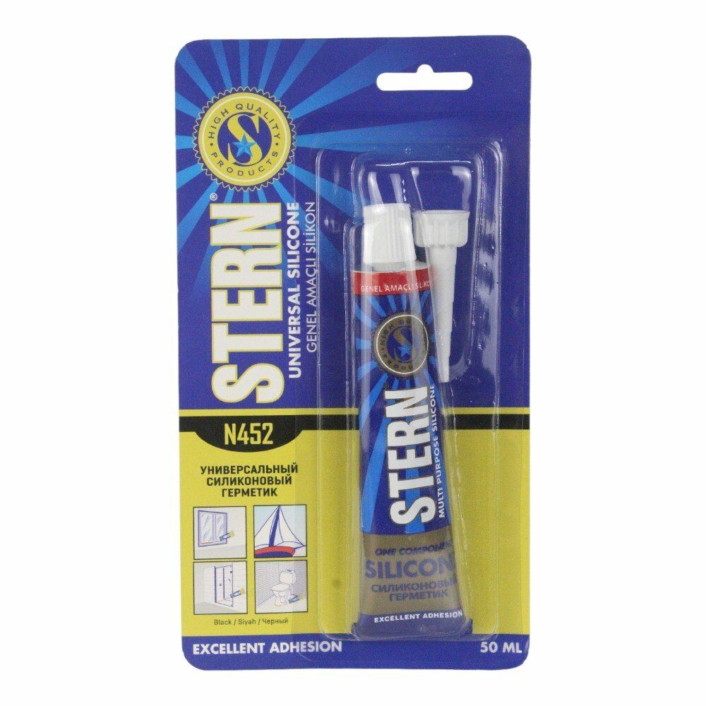 STERN N452 TÜP SİLİKON SİYAH 50ML