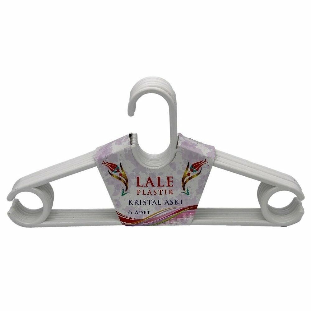 LALE ELBİSE ASKISI 6 LI BÜYÜK PLS L-074