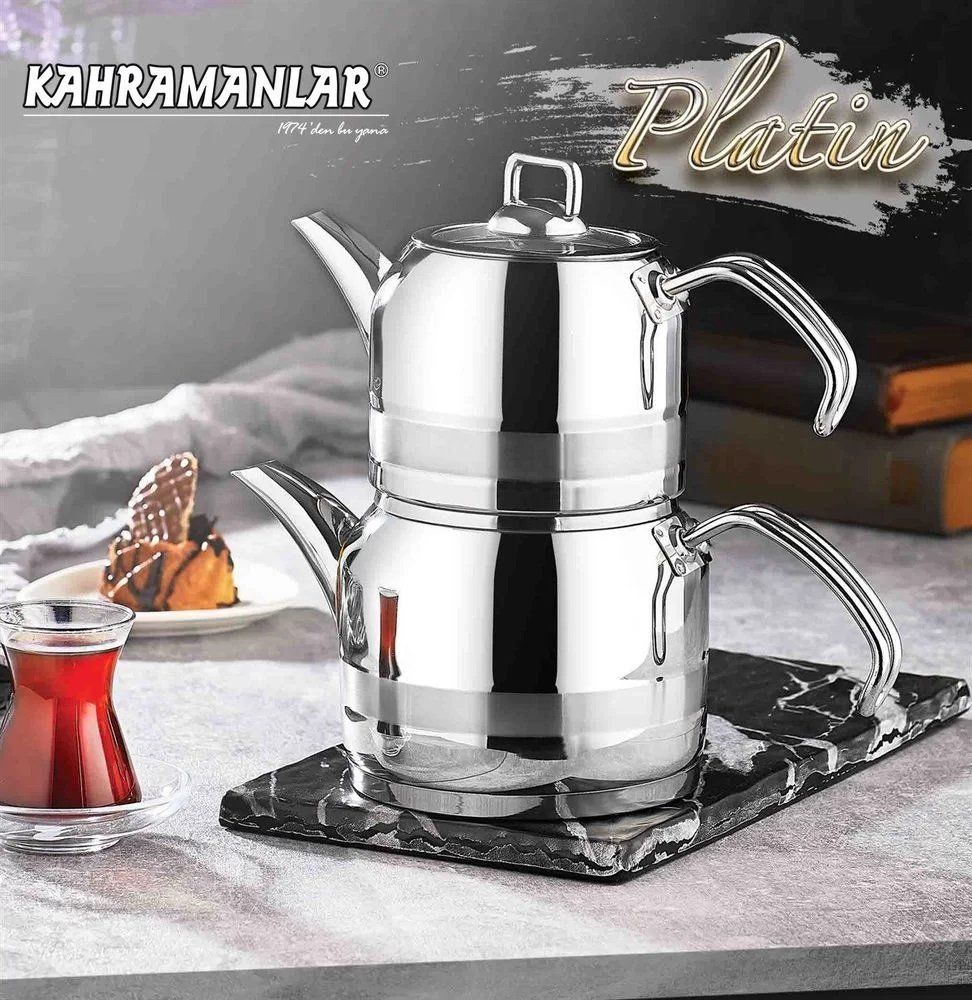 KAHRAMAN ENZA PLATİN MEGA ÇAYDANLIK