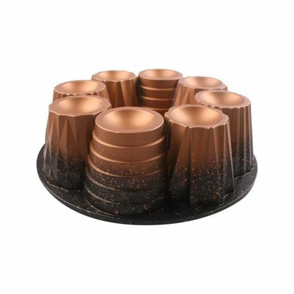 OMS COPPER MUFFIN&CUPCAKE KEK KALIBI 26 CM 3280