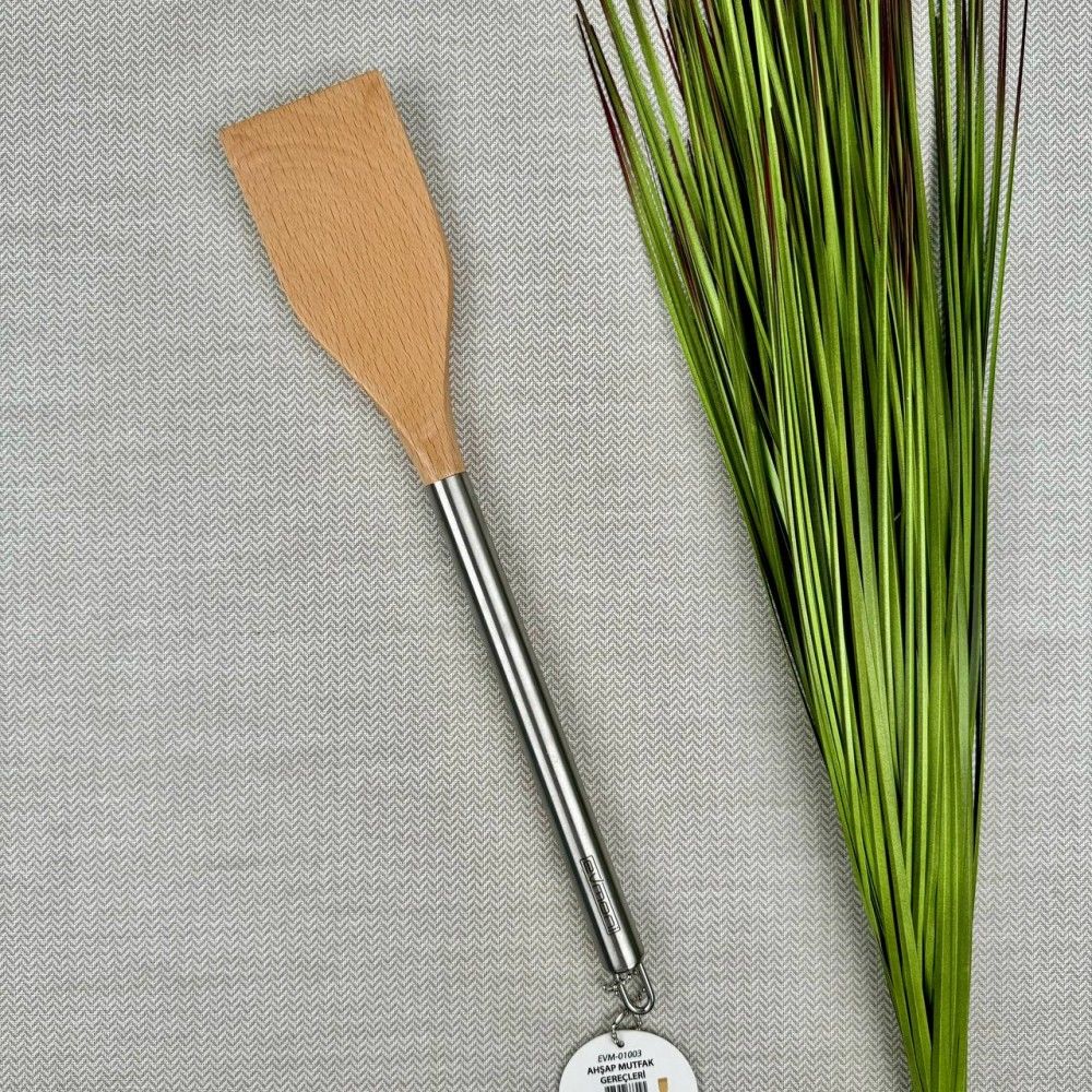 EV MONİ METAL SAPLI BAMBU SPATULA EVM01003