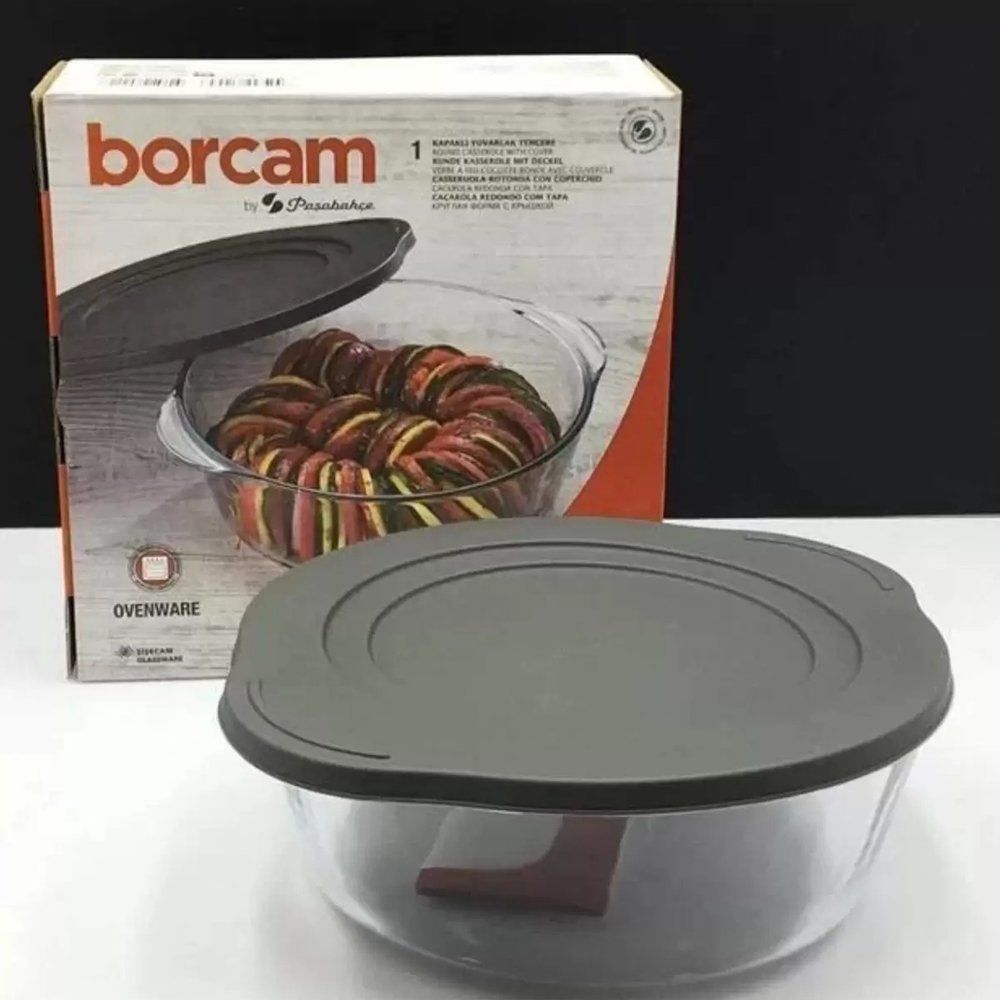 PAŞABAHÇE BORCAM YUVARLAK PLS KAPAKLI 59001